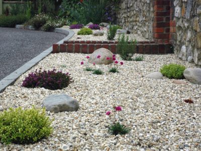 The garden design planting scheme using varieties from Rainbow Plants