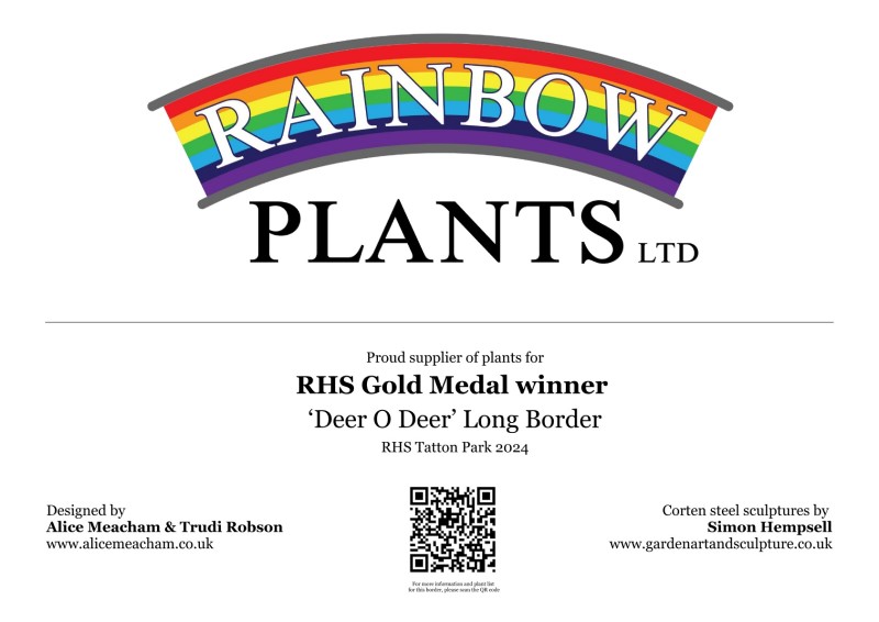 rainbow plants proud supplier certificate